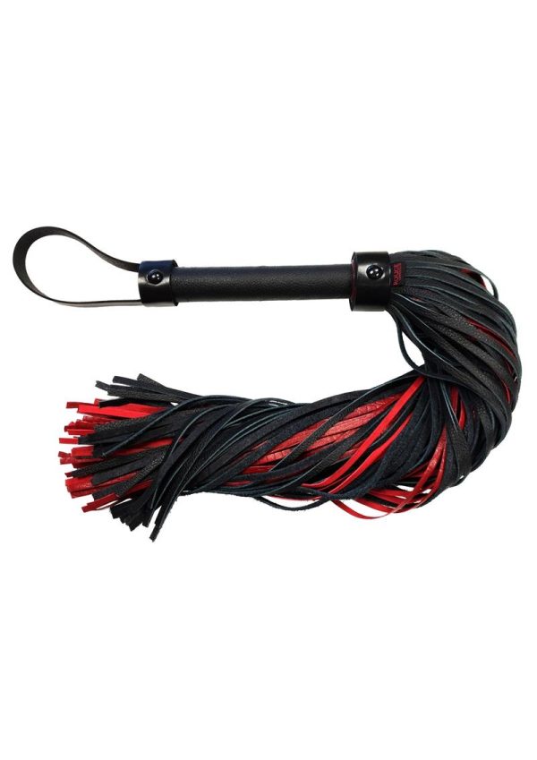 Black Leather Flogger By Rouge - Image 2