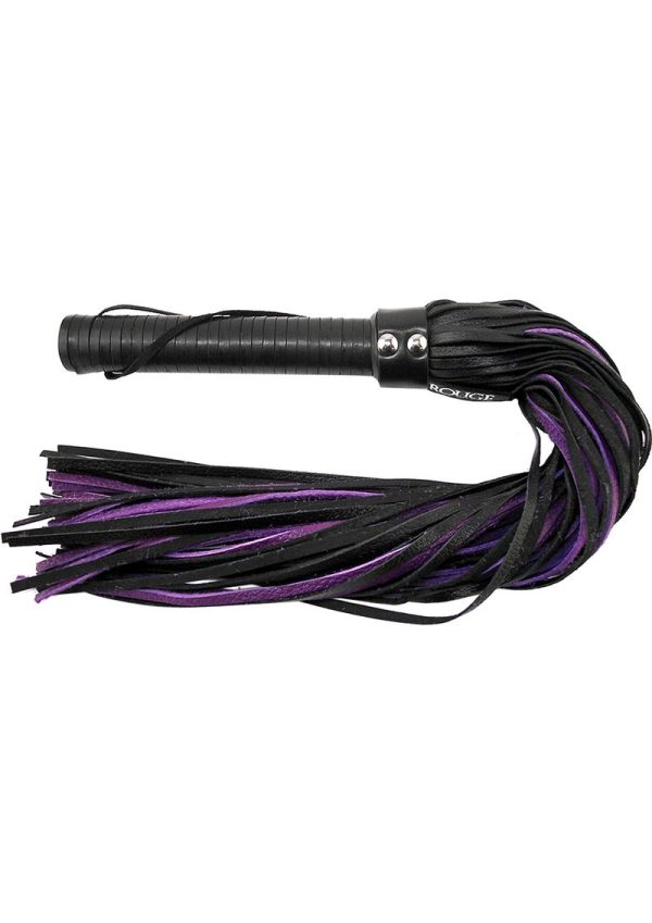 Black Leather Flogger By Rouge - Image 3