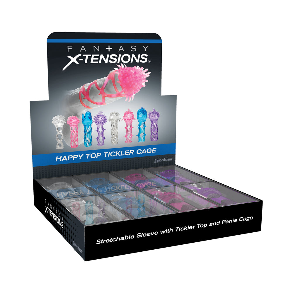 Fantasy X-tensions Happy Top Tickler Cage 8-Pack Display