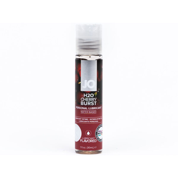 JO H2O Cherry Burst Flavored Water-Based Lubricant 1 oz.