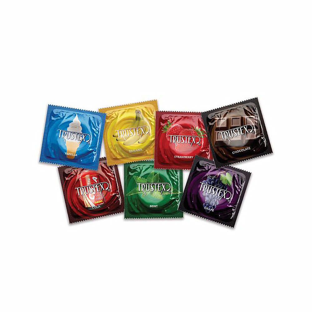 Trustex Flavored Condom (Assorted-144 Per Display)
