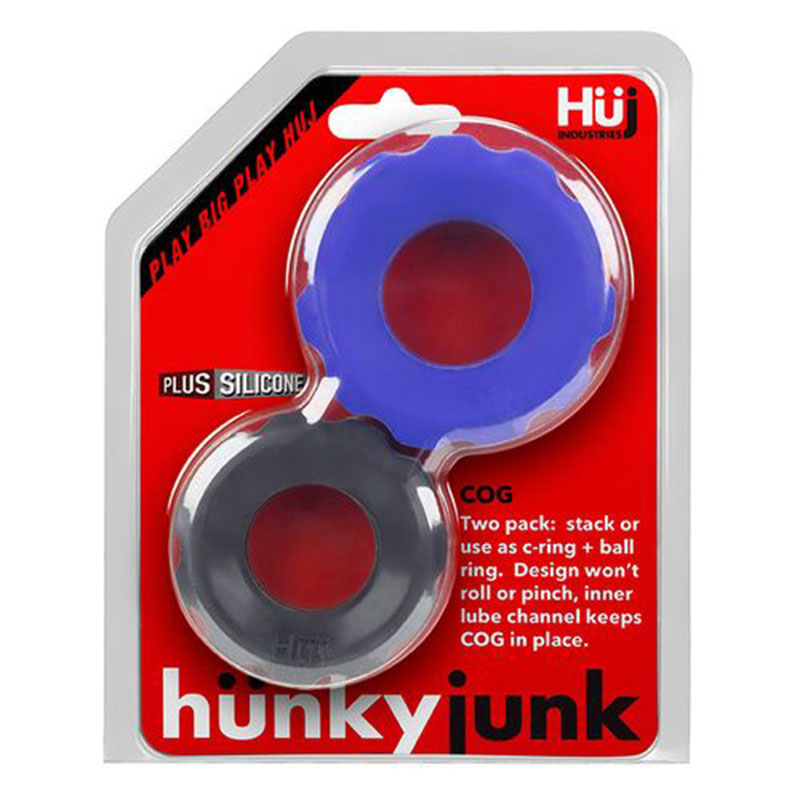 Hunkyjunk COG 2 size c-ring, pack, cobalt – tar