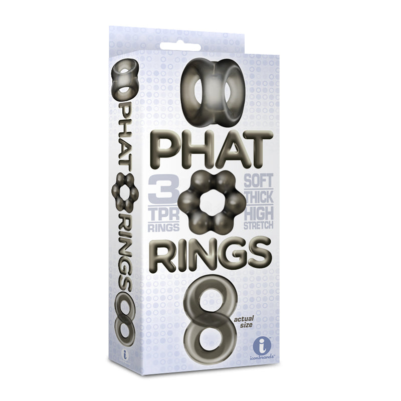 The 9’s Phat Rings Smoke 1 Chunky Cock Rings